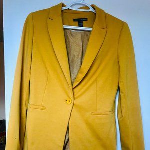 Mustard yellow blazer